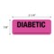 Nevs Diabetic Label 7/8 x 1-5/8" D-1073 - alternate 2